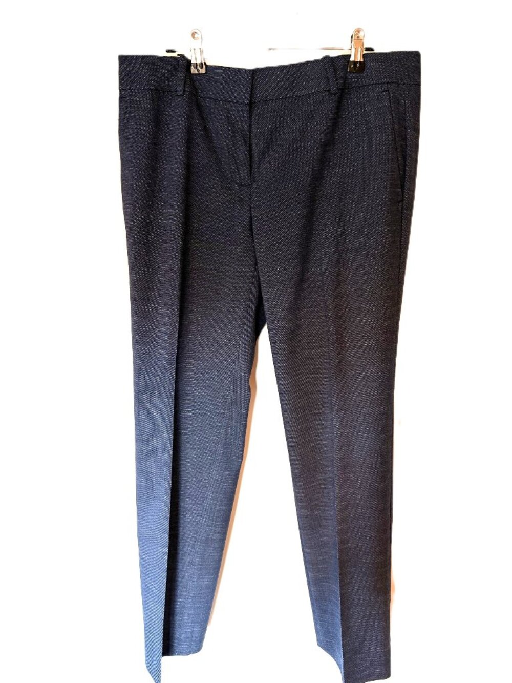NWOT Ann Taylor Petite Dress/Suit Pants, Blue Textured, Size 8P